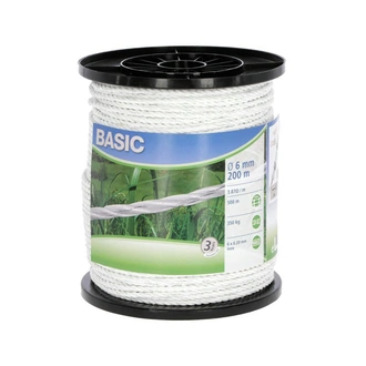 Дебело въже за електропастир BASIC - 200м/6мм